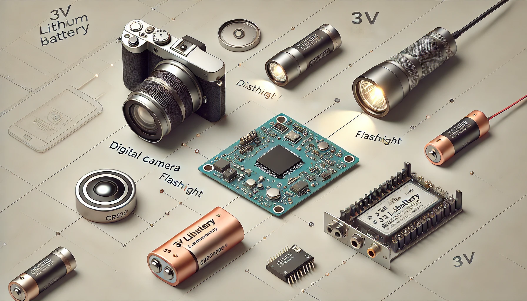 リチウムバッテリー3Vは何に使われるのか